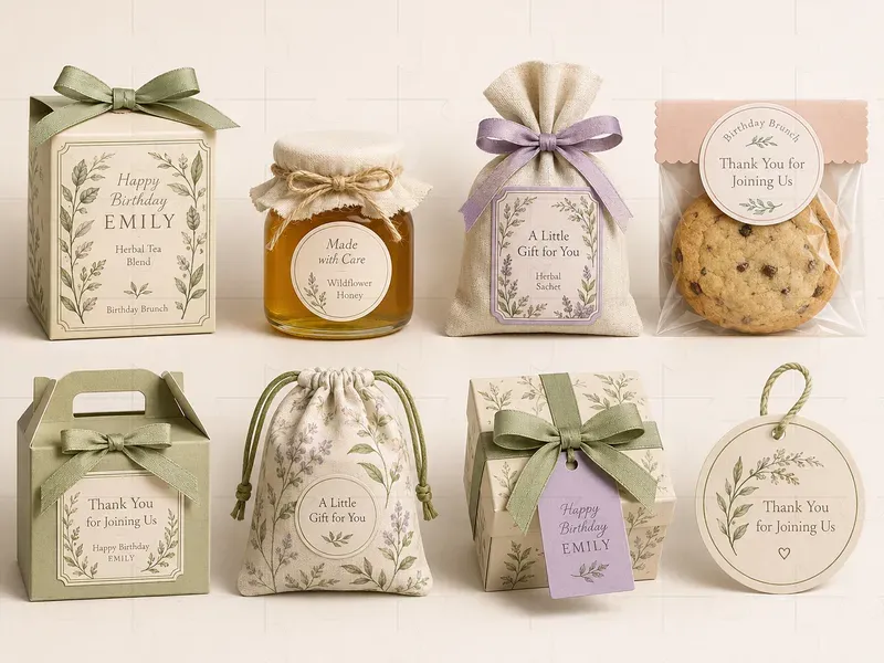 Birthday Gift Favor Packagings
