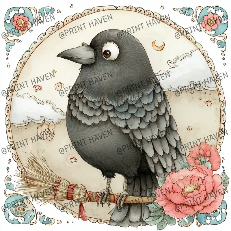 Cute Halloween Round Icons