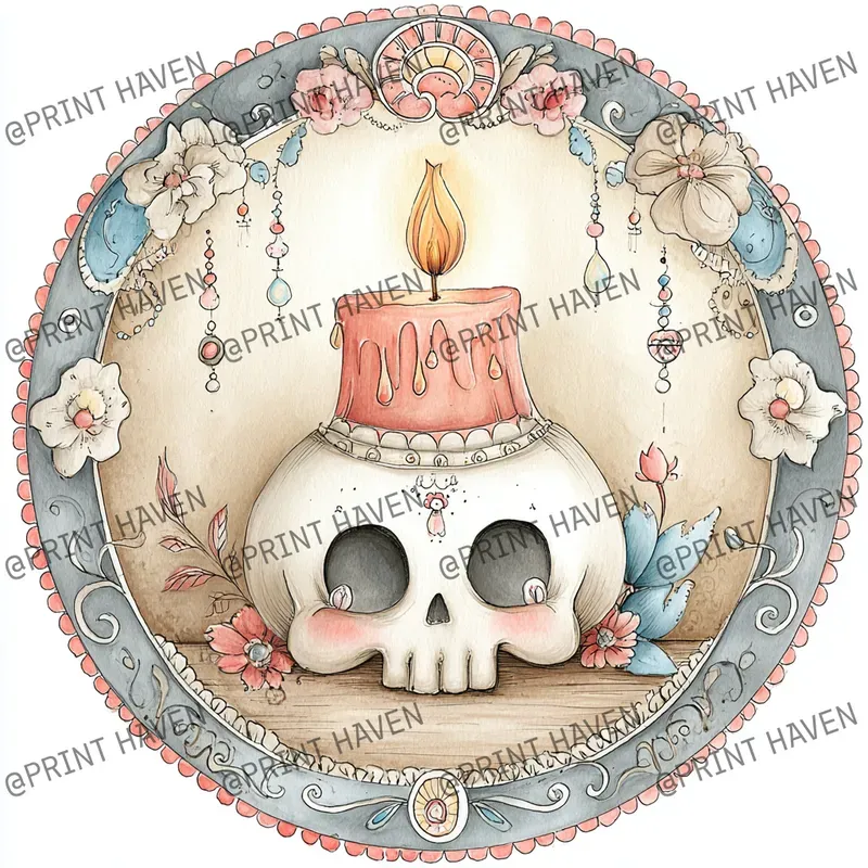 Cute Halloween Round Icons