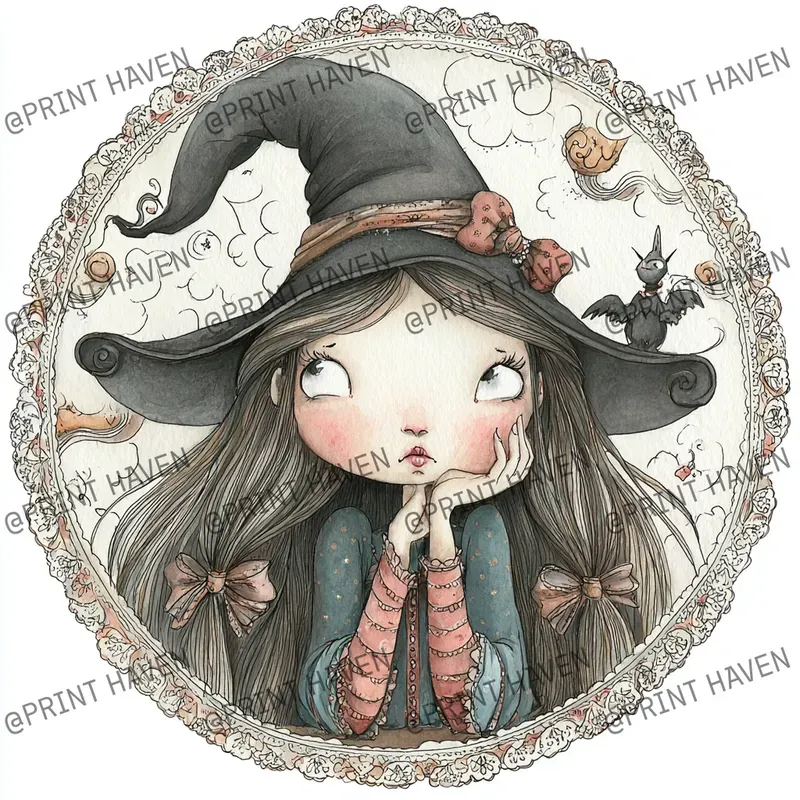 Cute Halloween Round Icons