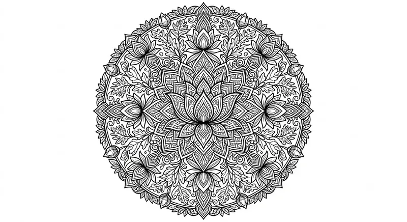 Flower Coloring Book Page Builders