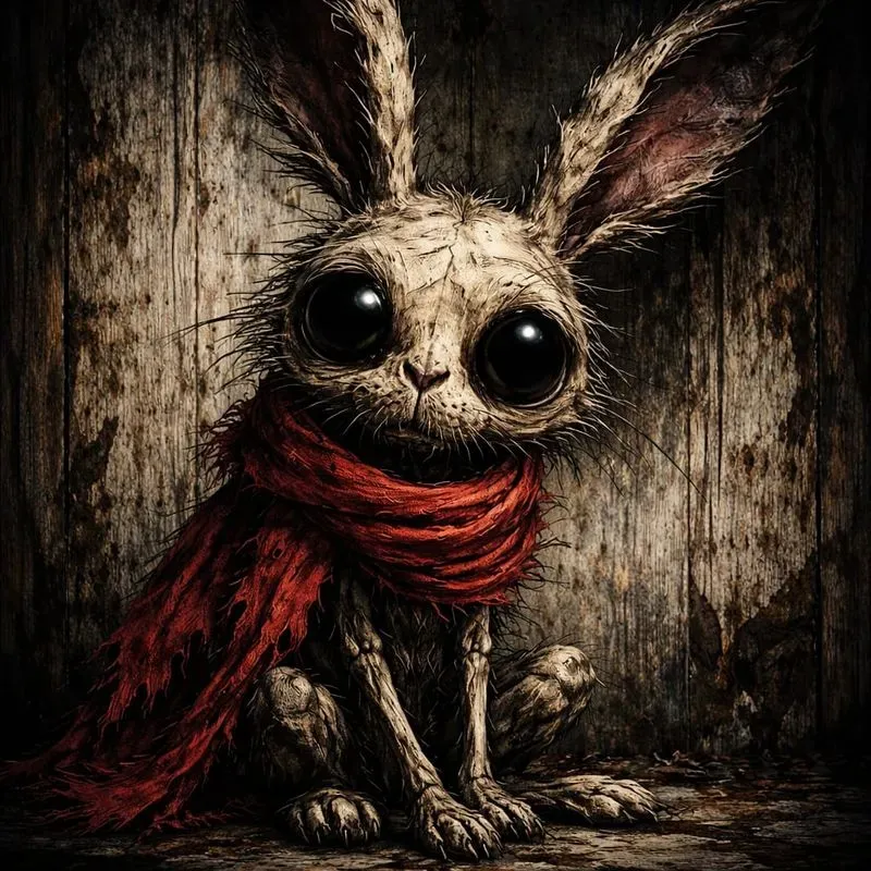 Whimsical Macabre Character Illustrations