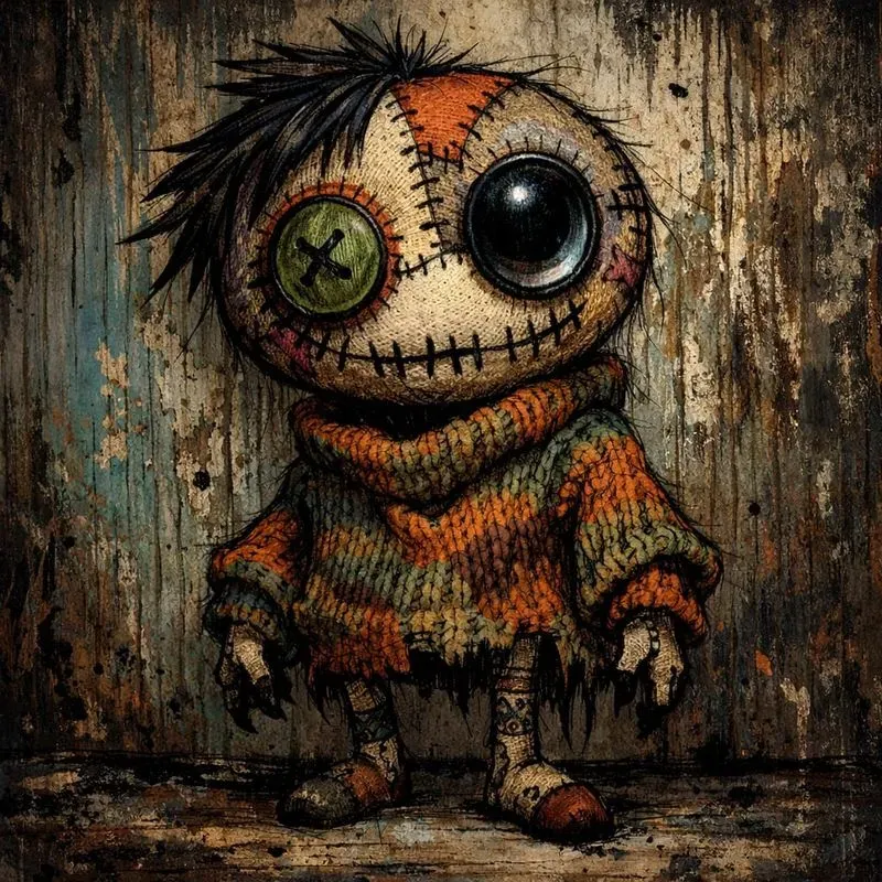 Whimsical Macabre Character Illustrations
