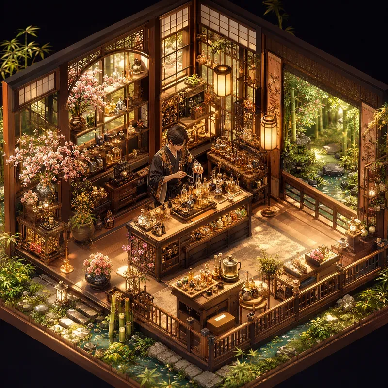 Isometric Cozy Creator Rooms Premium A