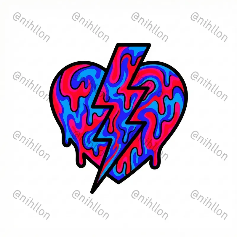Bold Psychedelic Acid Sticker Graphics