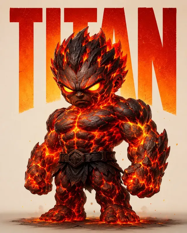 Chibi Hero Title Posters