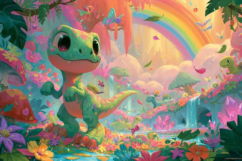 Childrens Storybook Kawaii Cartoons
