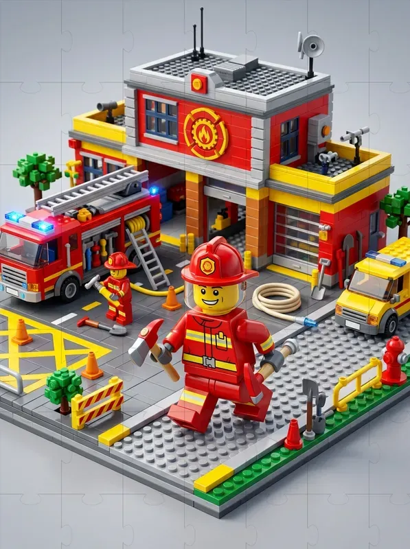 Brick Figure Story Scenes