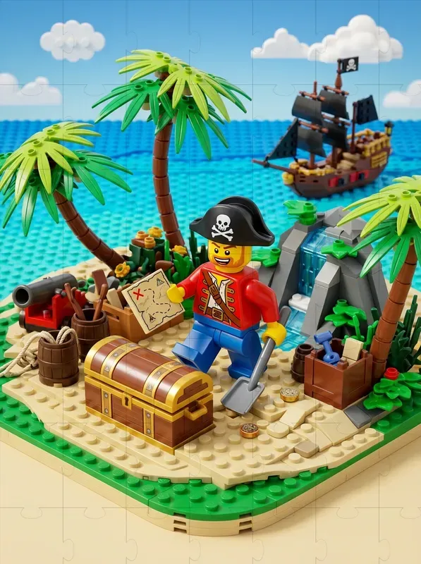Brick Figure Story Scenes