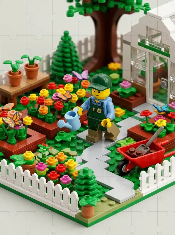 Brick Figure Story Scenes
