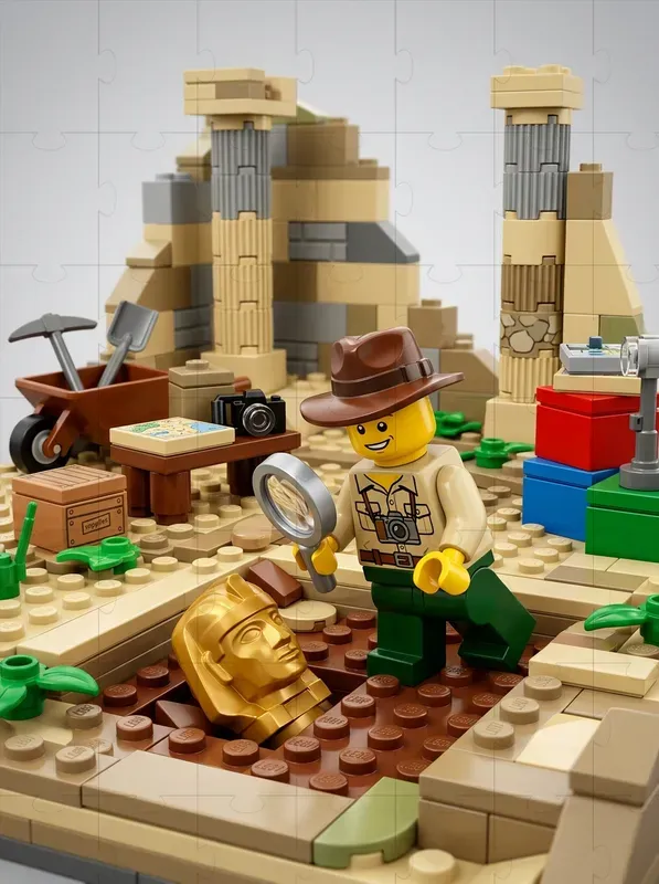Brick Figure Story Scenes