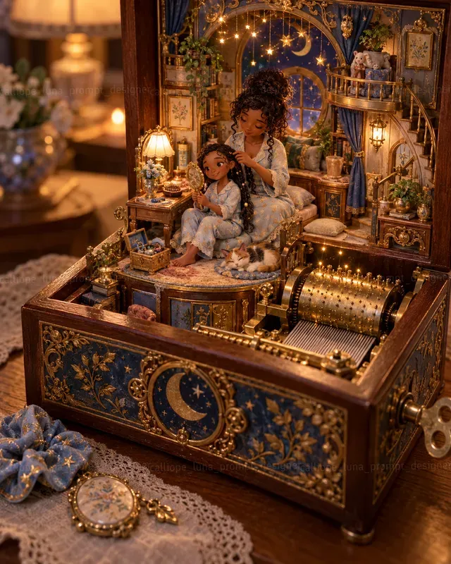 Enchanted Music Box Miniature Folks