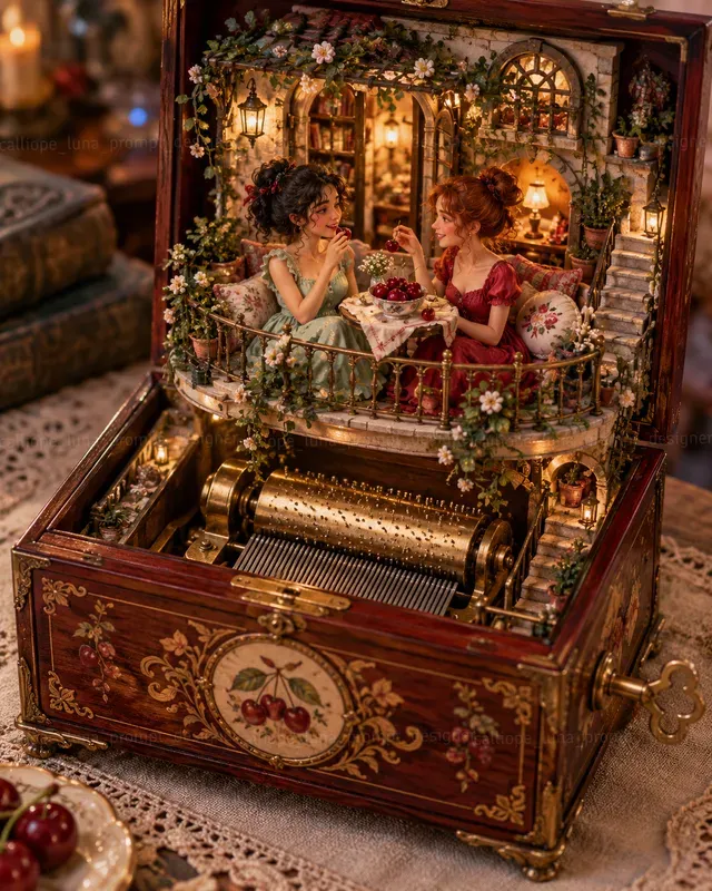 Enchanted Music Box Miniature Folks
