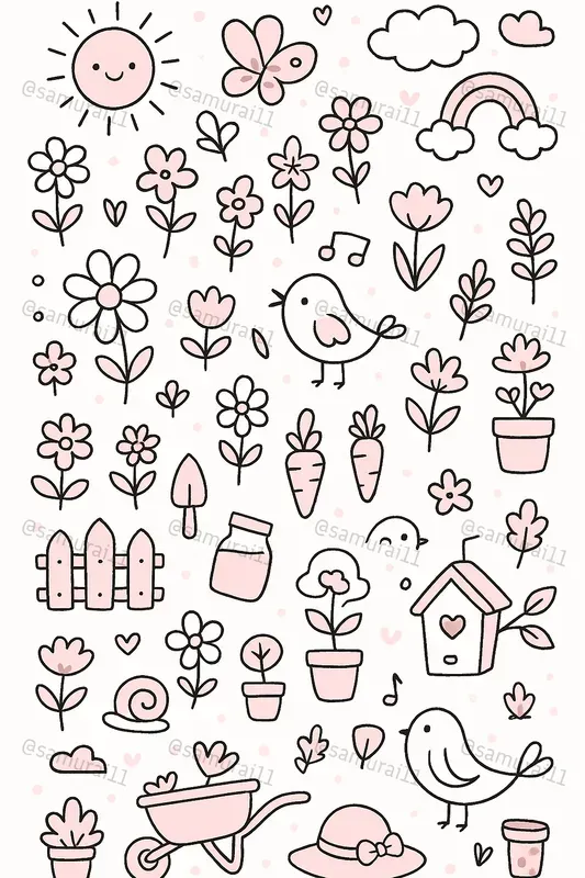 Cute Kawaii Doodle Art For Wallpapers