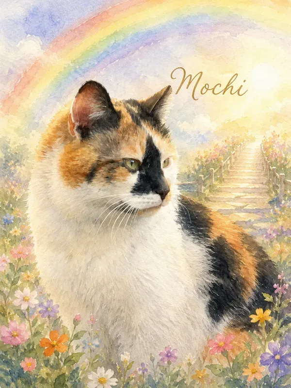 Pet Memorial Portraits From Your Photos