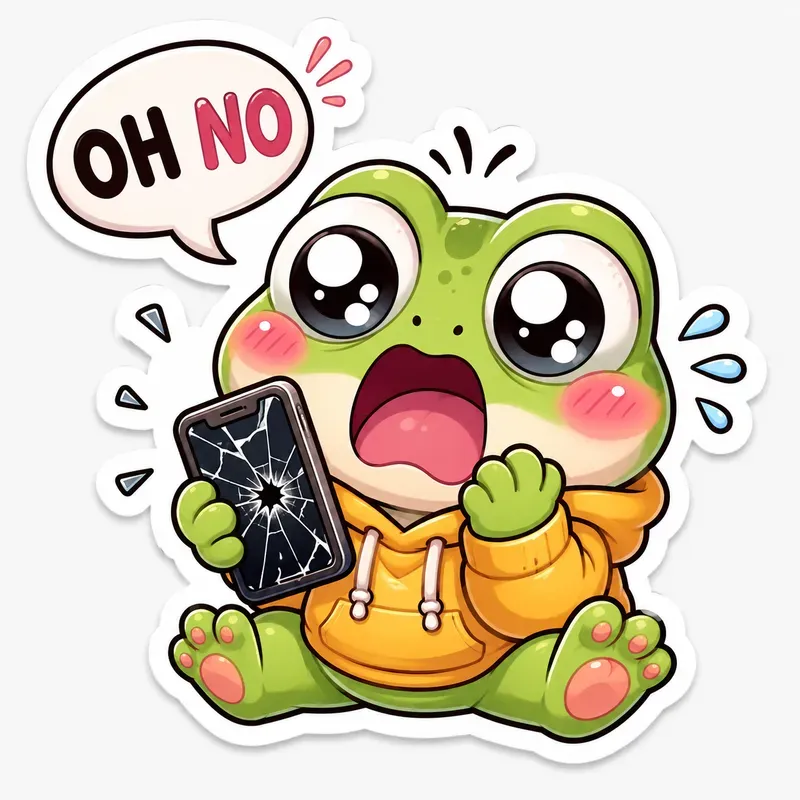Cute Kawaii Emotion Sticker Generator