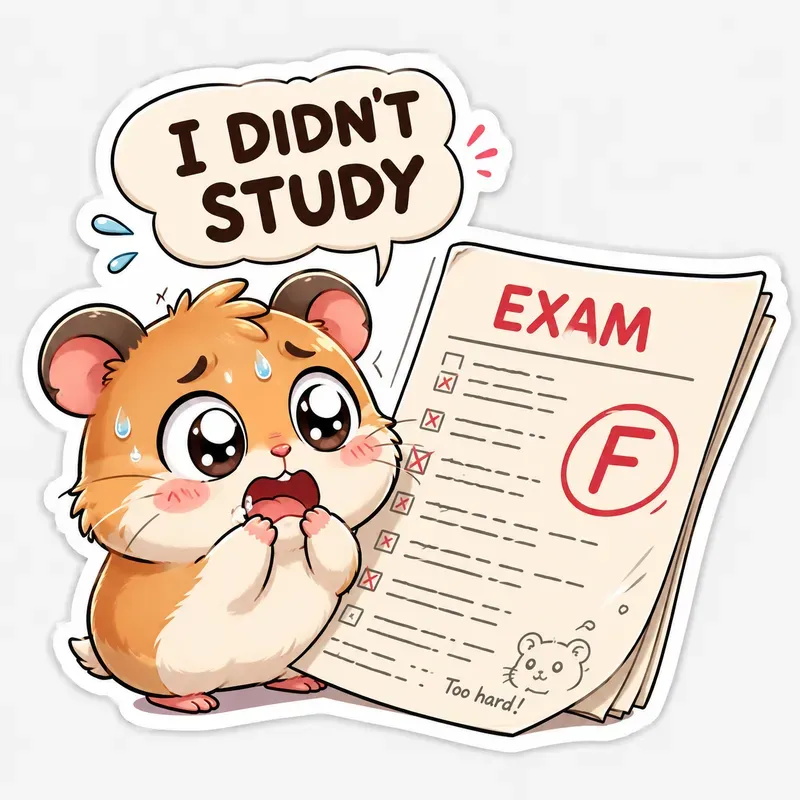 Cute Kawaii Emotion Sticker Generator
