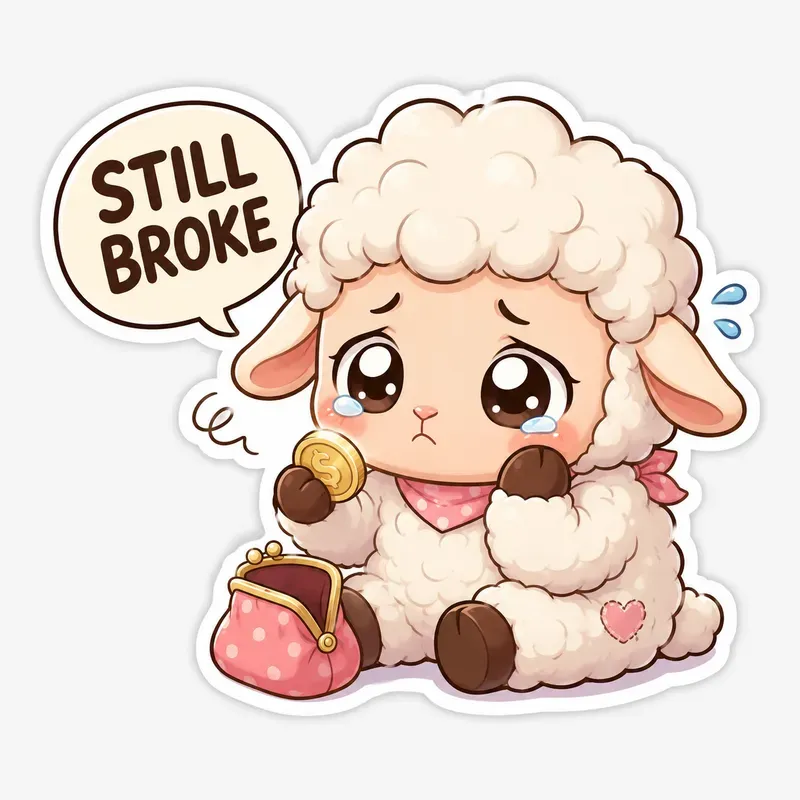 Cute Kawaii Emotion Sticker Generator
