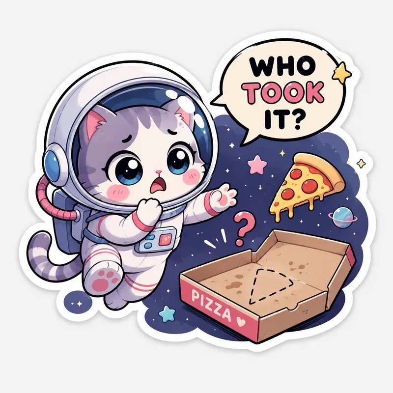 Cute Kawaii Emotion Sticker Generator
