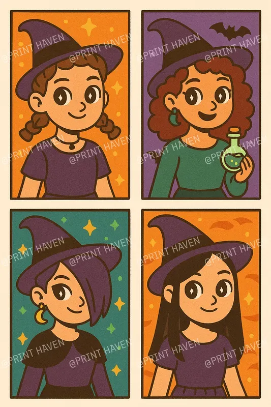 Portrait Personas Grids