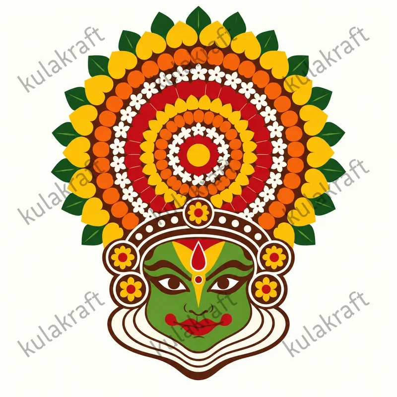 Onam Pookalam Tshirt Designs