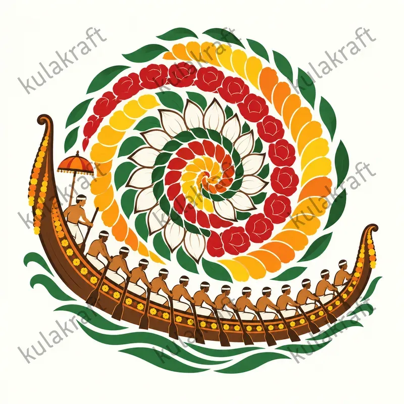 Onam Pookalam Tshirt Designs