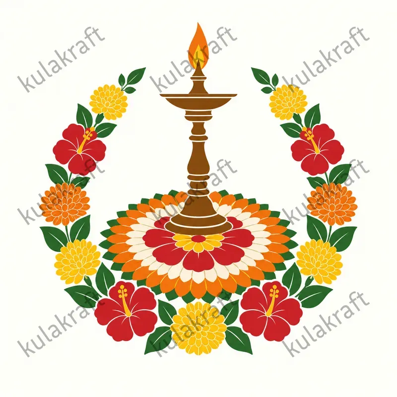 Onam Pookalam Tshirt Designs