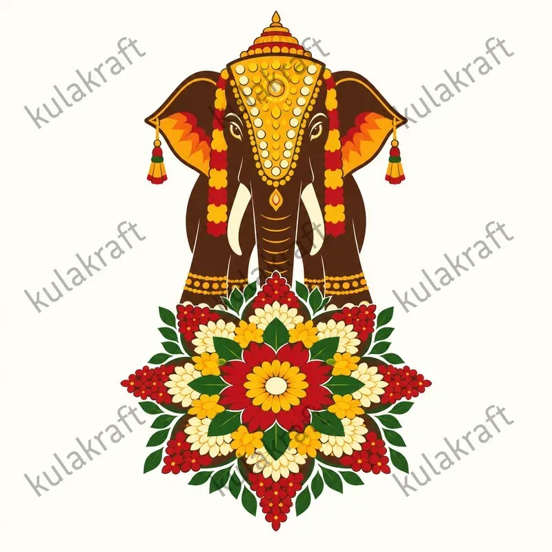 Onam Pookalam Tshirt Designs