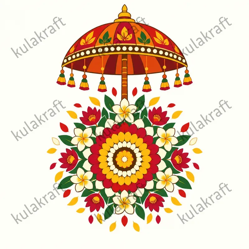 Onam Pookalam Tshirt Designs