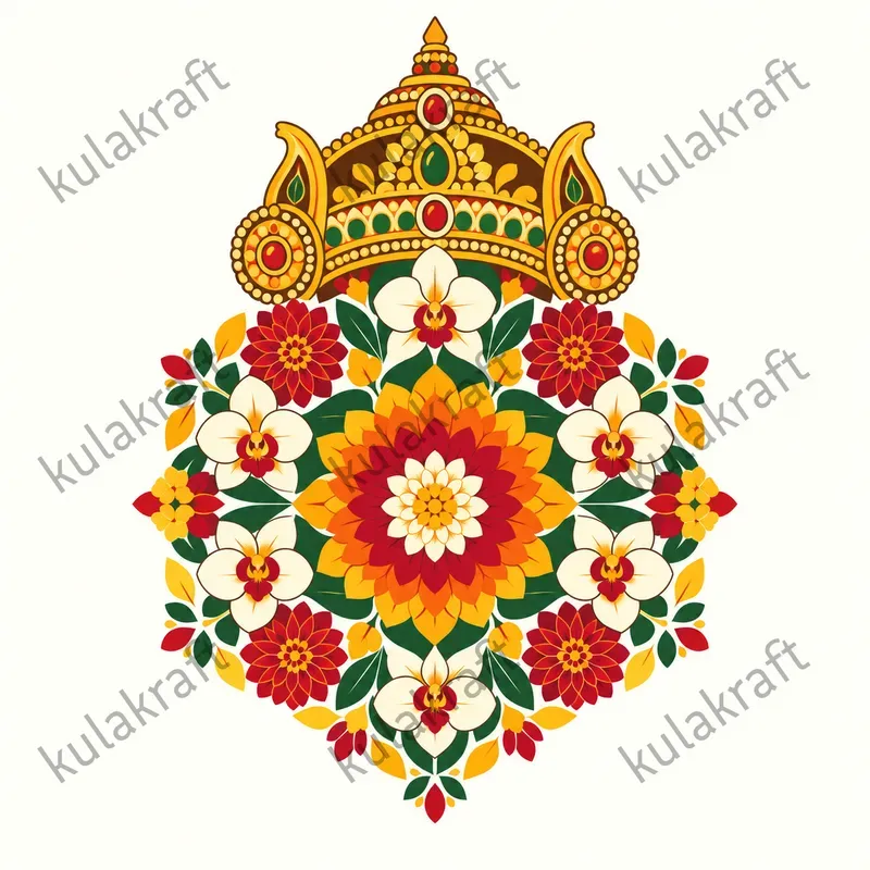 Onam Pookalam Tshirt Designs