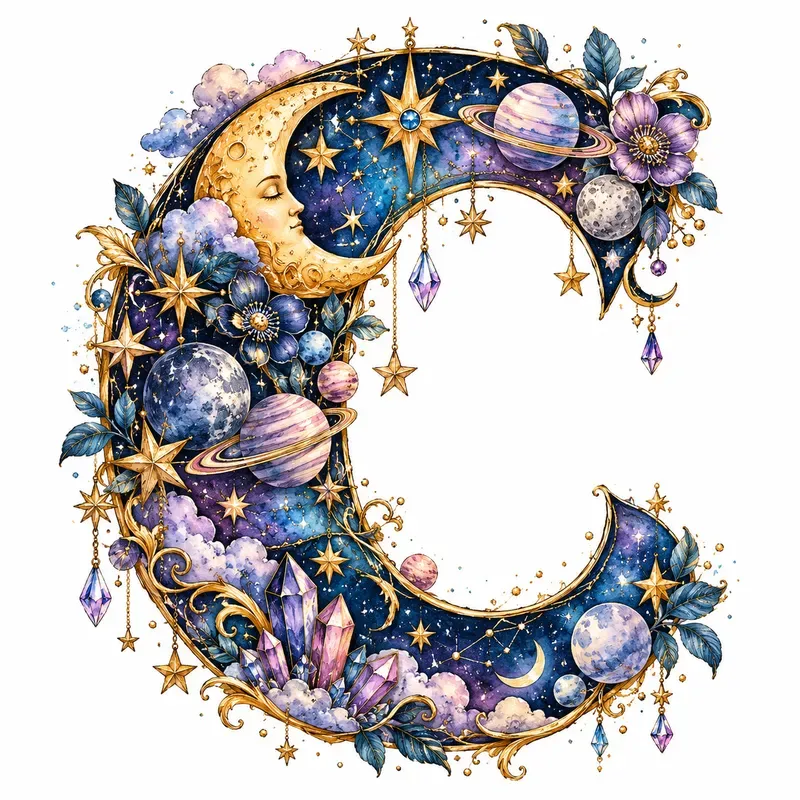 Whimsical Watercolor Alphabet Art Designs