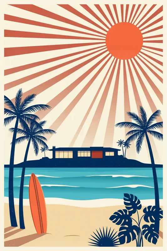 Midcentury Retro Poster Generator