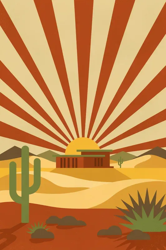 Midcentury Retro Poster Generator