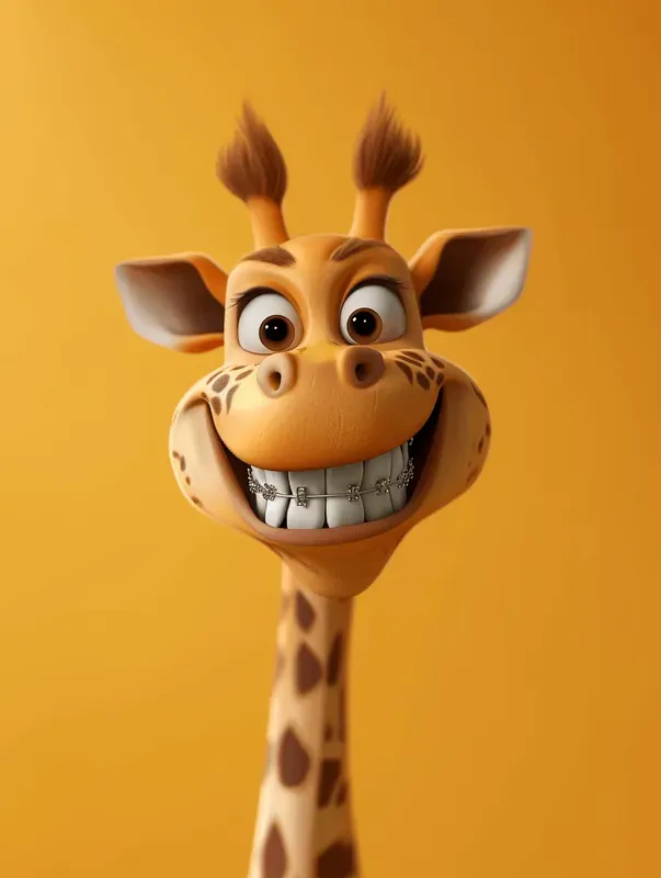 Animals With Dental Braces In Midjourney