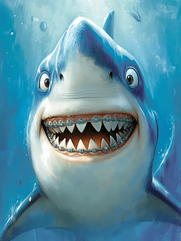 Animals With Dental Braces In Midjourney