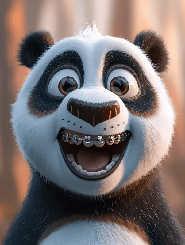 Animals With Dental Braces In Midjourney