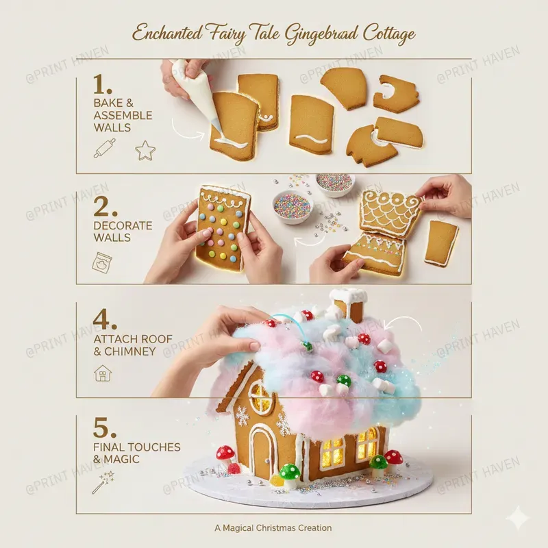 Hybrid Gingerbread House Blueprints Pro