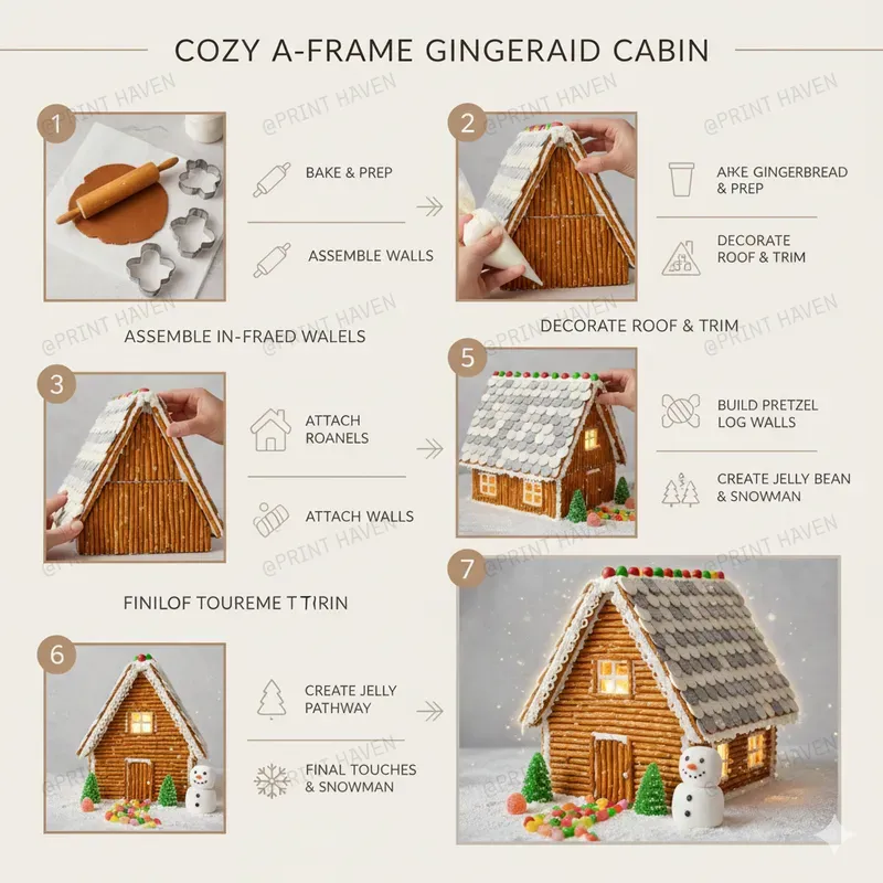 Hybrid Gingerbread House Blueprints Pro