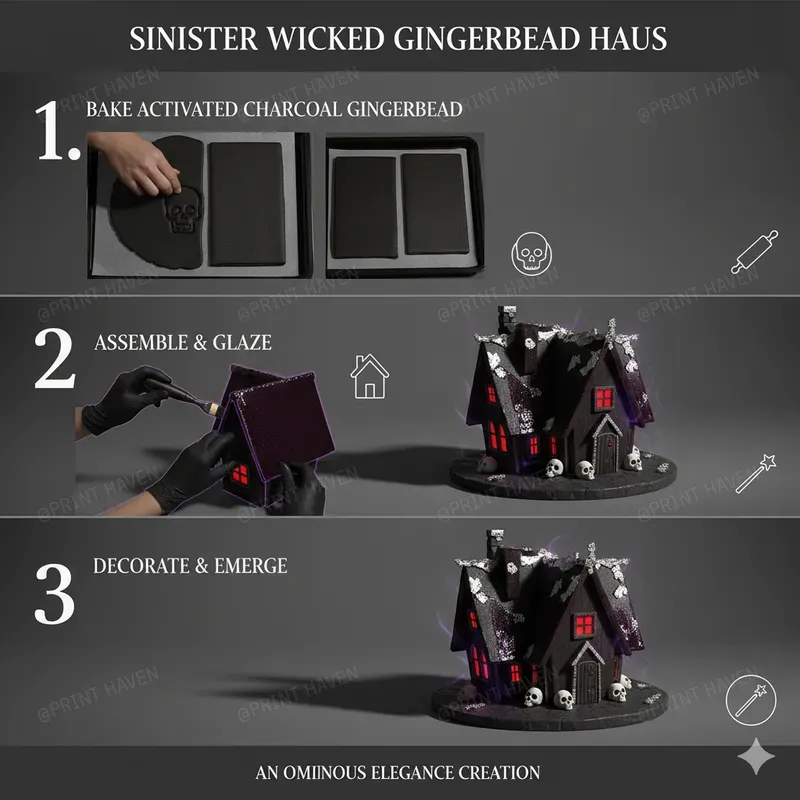 Hybrid Gingerbread House Blueprints Pro