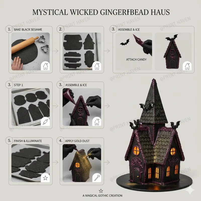 Hybrid Gingerbread House Blueprints Pro