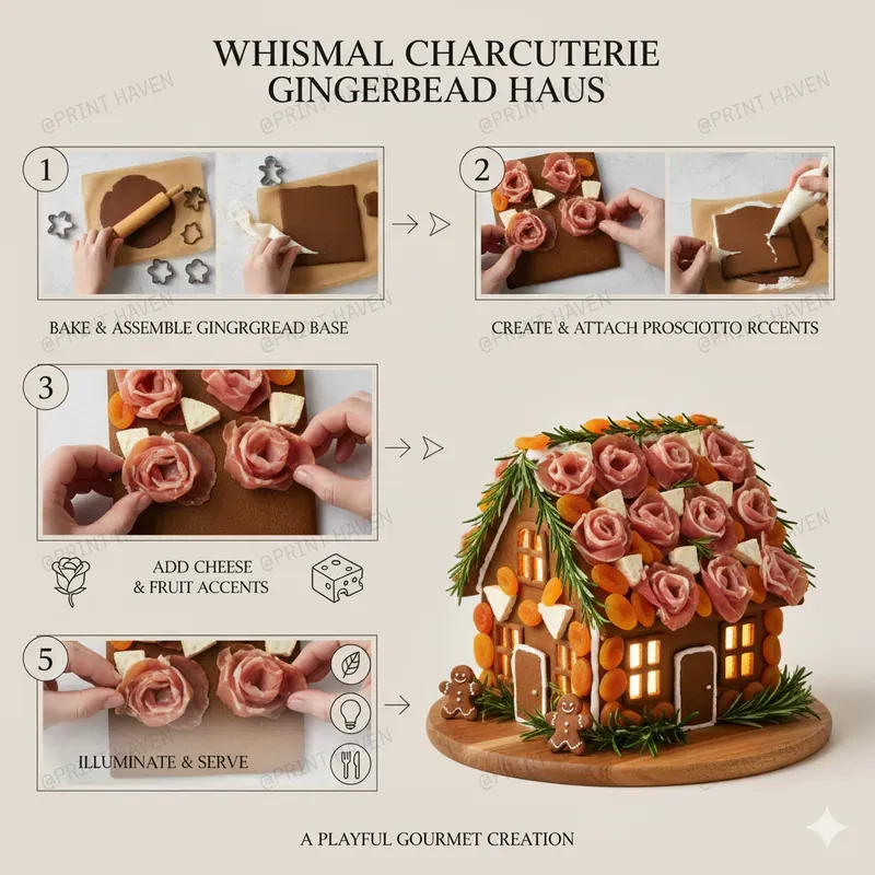 Hybrid Gingerbread House Blueprints Pro