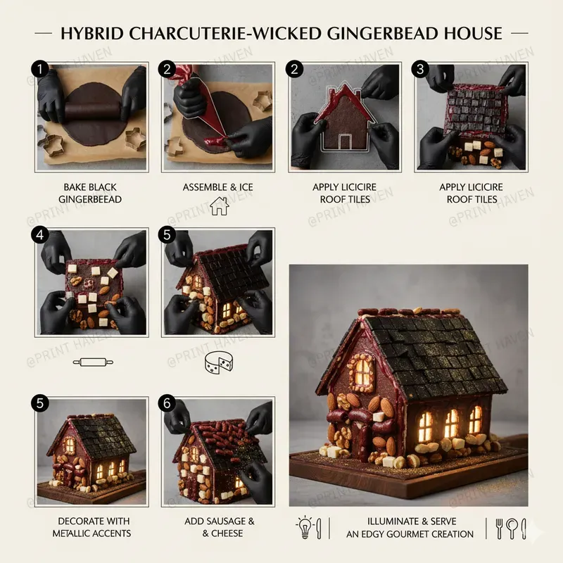 Hybrid Gingerbread House Blueprints Pro