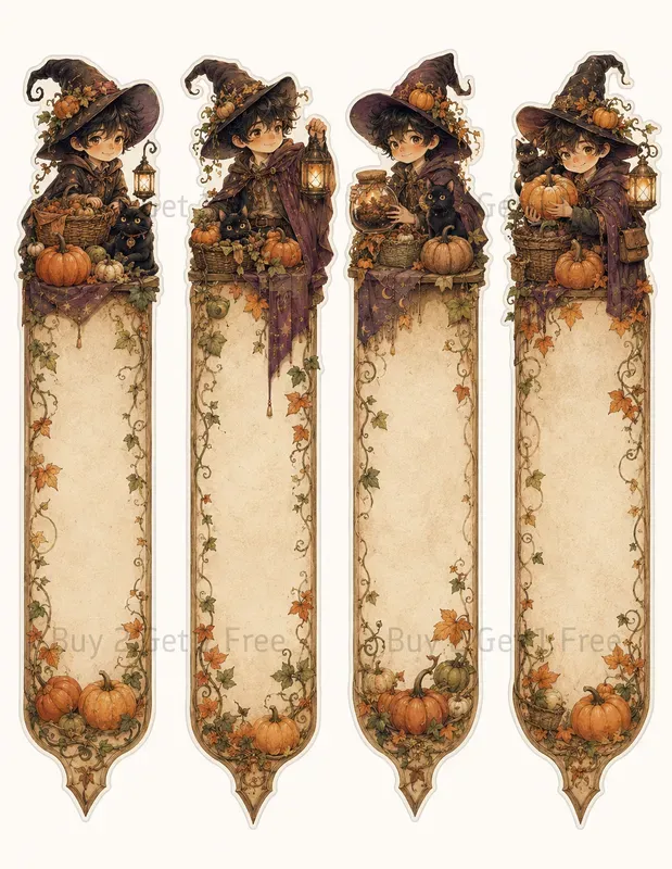 Character Topper Fussycut Bookmarks