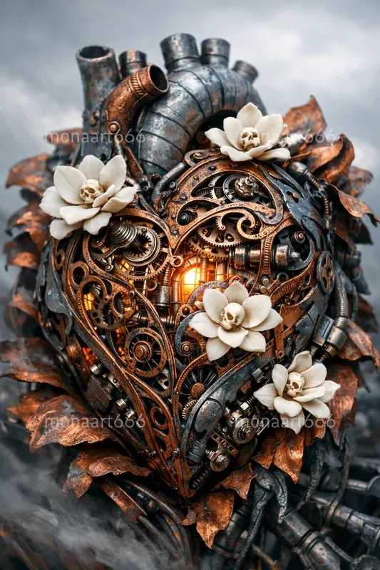 Sanguine Gears Ivory Bloom Collections