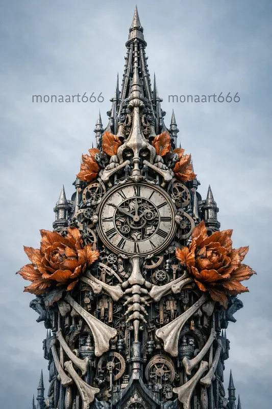 Sanguine Gears Ivory Bloom Collections