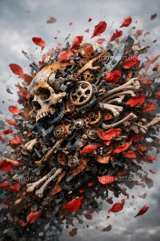 Sanguine Gears Ivory Bloom Collections