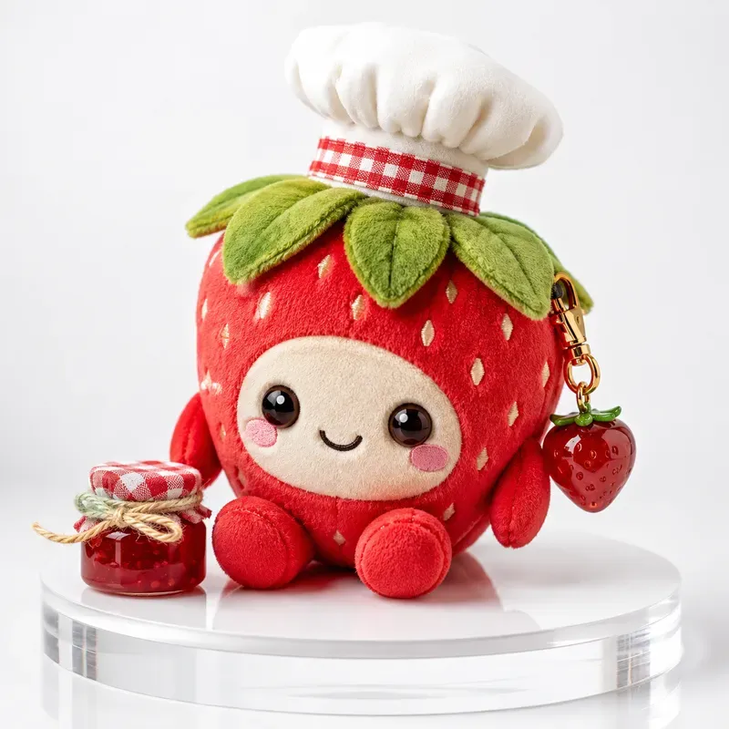 3D Plush Food Mascots