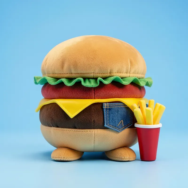 3D Plush Food Mascots