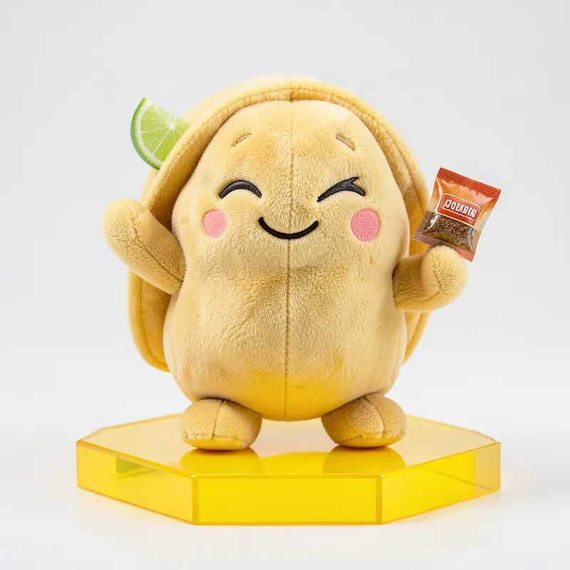 3D Plush Food Mascots