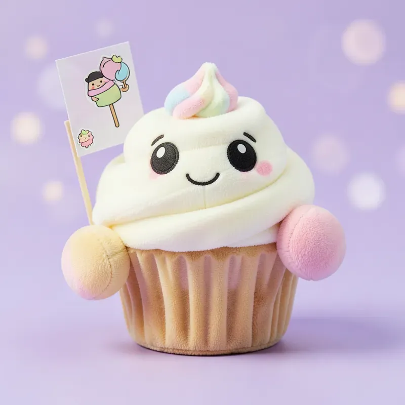 3D Plush Food Mascots